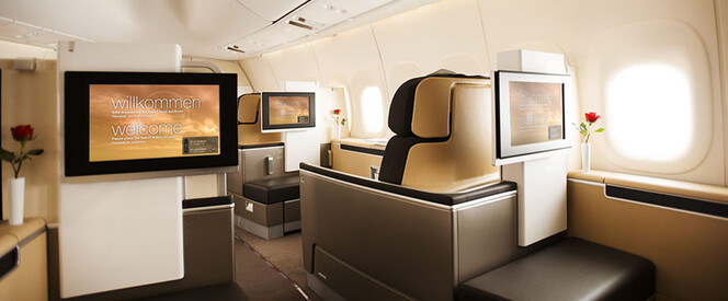 Offer to Sao Paulo in First Class with Lufthansa